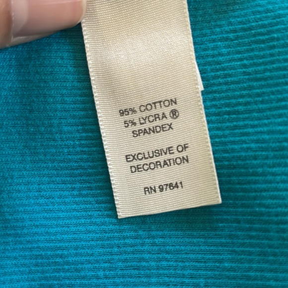 J.JILL 95% COTTON TANK TOP/ CAMI WITH TALBOTS TAG- SIZE LARGE - Picture 10 of 12